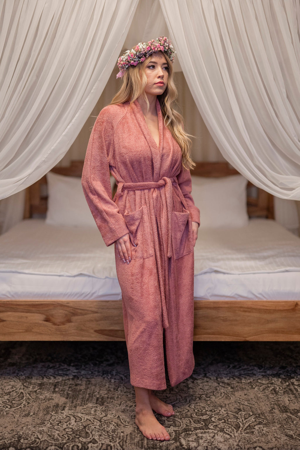 Bathrobe for Women - Bamboo Terry